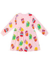 Kids Women Print Dress 8Q1AH0 Z0169 500MC - STELLA MCCARTNEY - BALAAN 3