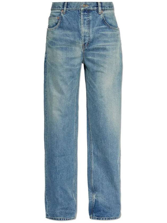 Saint Laurent Mid Rise Baggy Jeans 795394Y13KD 4423 - SAINT LAURENT - BALAAN 1