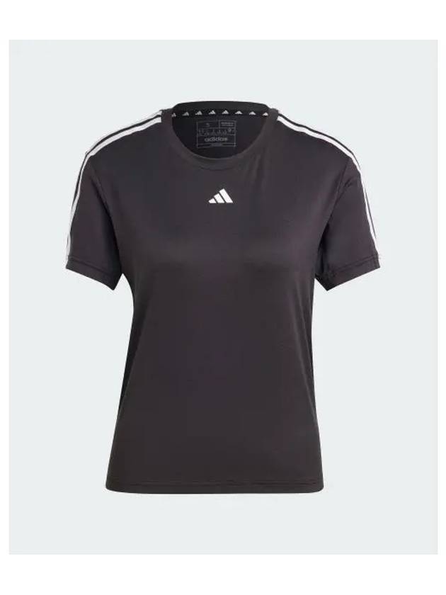 Train Essentials Aeroready 3S Short Sleeve T-Shirt Black - ADIDAS - BALAAN 2