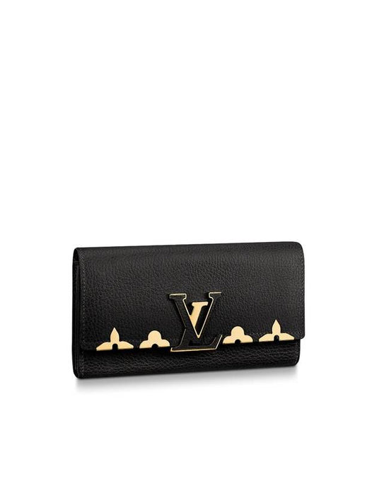 Capucine Long Wallet Black - LOUIS VUITTON - BALAAN 1