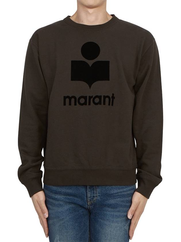 Mikoy Logo Cotton Sweatshirt Fade Black - ISABEL MARANT - BALAAN 2