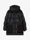 Logo Applique Nylon Puffer Padding Charcoal Grey - BURBERRY - BALAAN 2