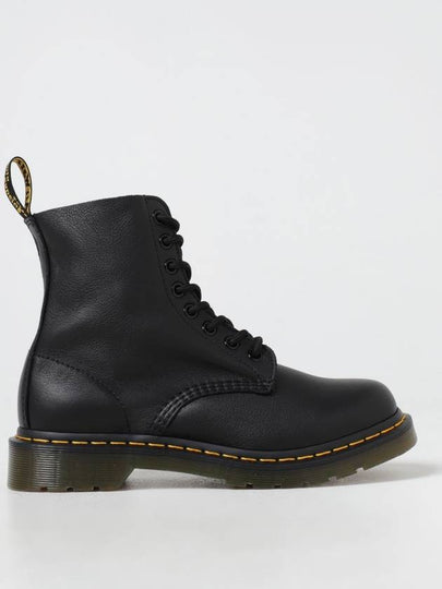 1460 Pascal Virginia Leather Lace Up Worker Boots Black - DR. MARTENS - BALAAN 2