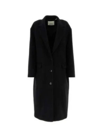 MA1251 22A009Hherringbone single coat navy 1258822 - ISABEL MARANT - BALAAN 1