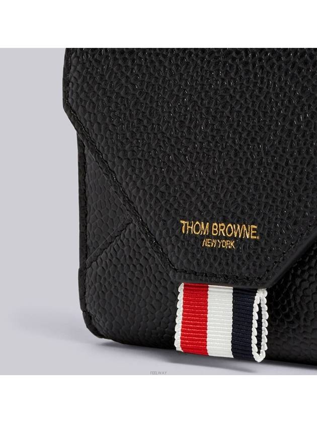 Envelope Card Wallet Black - THOM BROWNE - BALAAN 3