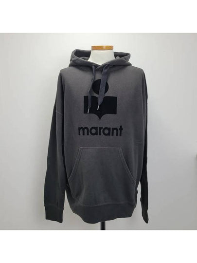 Miley Logo Hoodie Faded Black - ISABEL MARANT - BALAAN 2