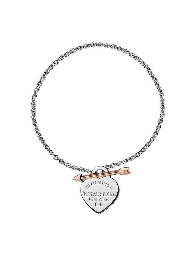 Lovestruck Heart Tag Bracelet Silver - TIFFANY & CO. - BALAAN 1