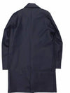 Breasted Single Coat Navy - AMI - BALAAN 3