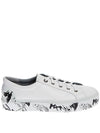 trainers graffiti detail leather sneakers - LANVIN - BALAAN 1