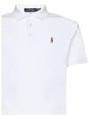 Embroidered Logo Pony Polo Shirt White - POLO RALPH LAUREN - BALAAN 5