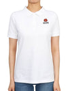 Women's Boke Flower Polo Shirt White - KENZO - BALAAN 2