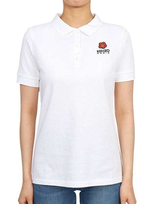 logo embroidered polo shirt - KENZO - BALAAN 2