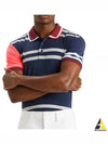 Golf VARIEGATED STRIPE POLO MF22K114 TWILIGHT Men's Barred Stripe Polo - G/FORE - BALAAN 2