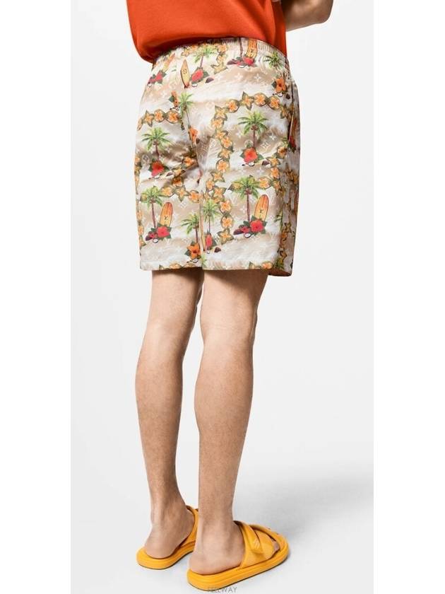 1AFRK6 Monogram Silk Drawstring Shorts - LOUIS VUITTON - BALAAN 3