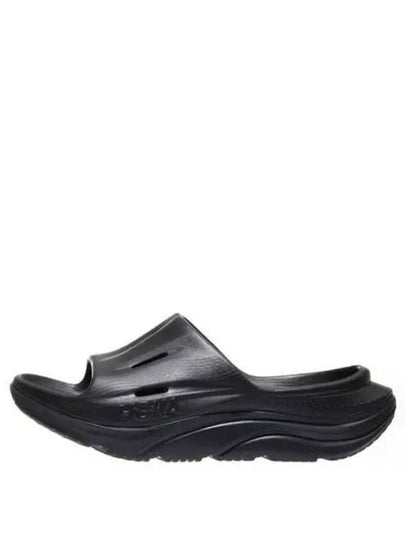 Ora Recovery Slide 3 Slippers Black - HOKA ONE ONE - BALAAN 2