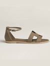 Santorini Sandals Etoupe - HERMES - BALAAN 4