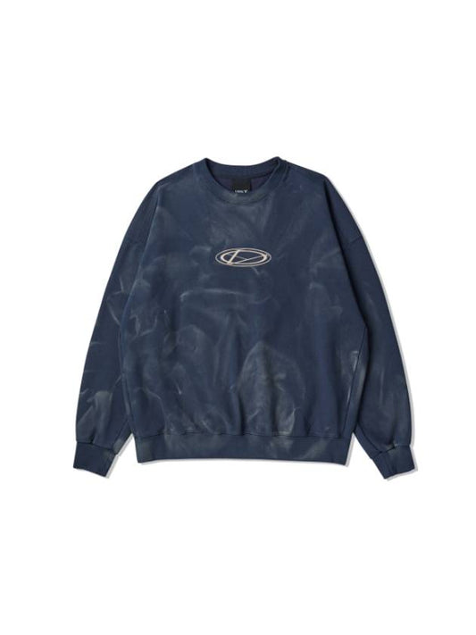 SPRAY WASHING SWEATSHIRTNAVY - VAEKCIE - BALAAN 1