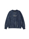 SPRAY WASHING SWEATSHIRTNAVY - VAEKCIE - BALAAN 2