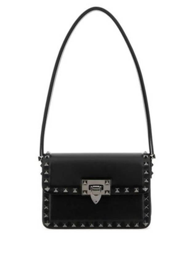 Women's Small Rockstud Shoulder Bag Black - VALENTINO - BALAAN 2