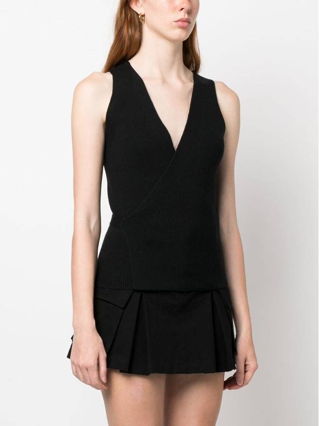 Sleeveless T-Shirt KN1538040999B Black - PATOU - BALAAN 4