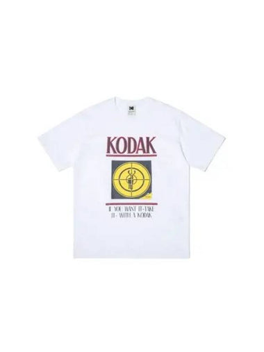 KODAK Apparel mono HUNTER short sleeve t shirt white - KODO - BALAAN 1