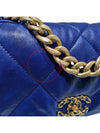 Women s AS1160 Blue Lambskin 19 Flap Shoulder Bag - CHANEL - BALAAN 9