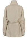 Grain Iconic Traveler Zip-up Jacket Beige - LORO PIANA - BALAAN 3