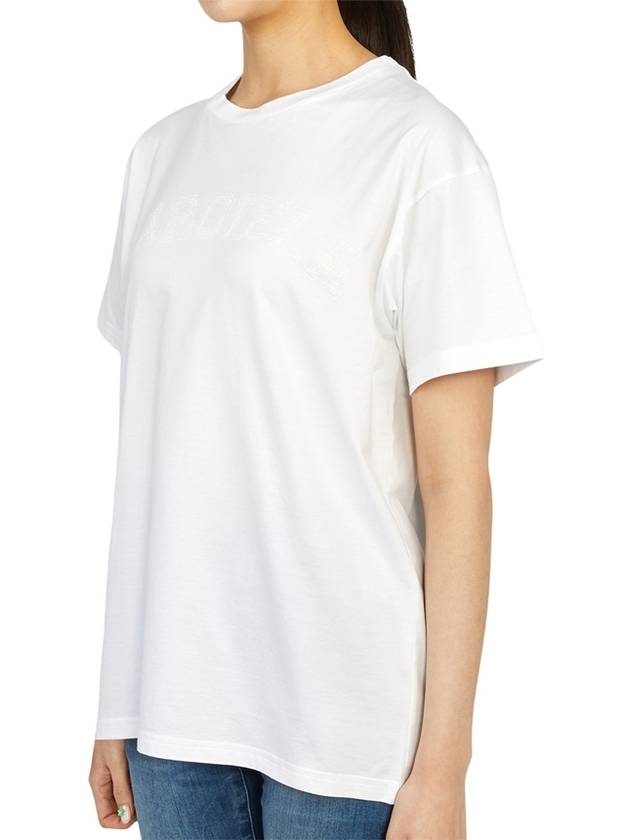 Logo Cotton Jersey Short Sleeve T-Shirt White - MAISON MARGIELA - BALAAN 3