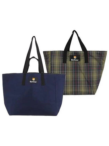 UBA0692 NY x Maison Kitsune collaboration tote bag 270656 1137546 - BARBOUR - BALAAN 1