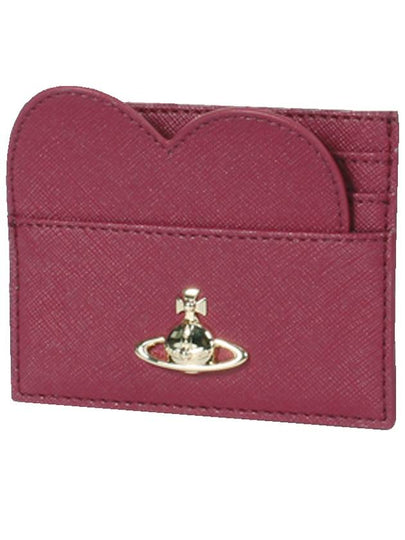 Logo Plaque Heart Card Wallet Red - VIVIENNE WESTWOOD - BALAAN 2