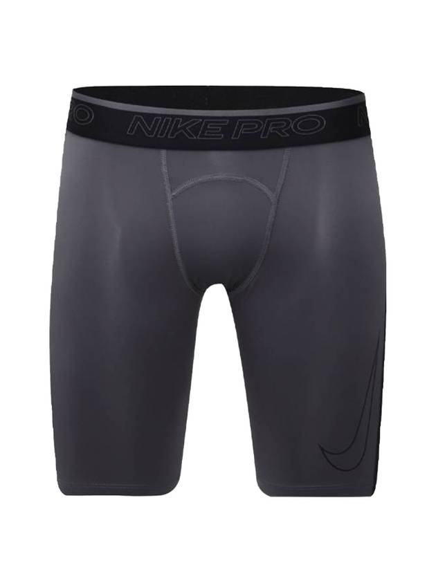 Pro Dri Fit Long Shorts Iron Gray - NIKE - BALAAN.