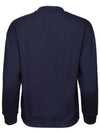 Embroidered logo brushed sweatshirt navy women JUH040 AG18 - FENDI - BALAAN 2