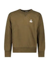 Men's Mike Logo Sweatshirt Khaki - ISABEL MARANT - BALAAN 2