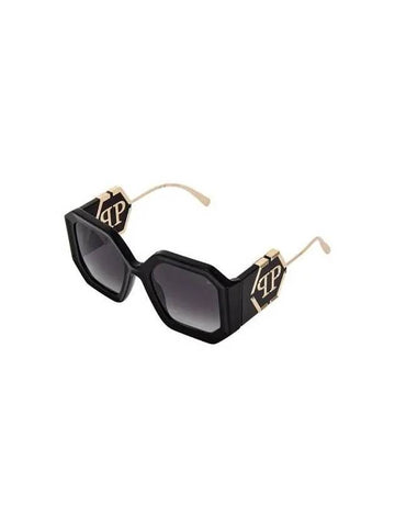 Women s Hexagon Logo Bridge Sunglasses Black - PHILIPP PLEIN - BALAAN 1