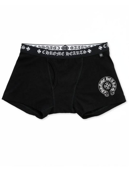 Men s Horseshoe Cotton Boxer Briefs Black - CHROME HEARTS - BALAAN 1