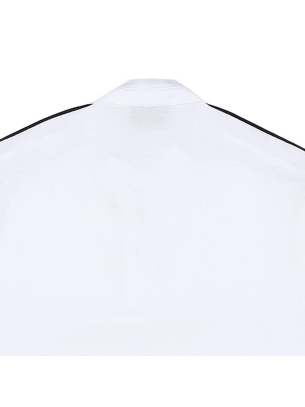 Logo Cotton Polo Shirt White - EMPORIO ARMANI - BALAAN 6