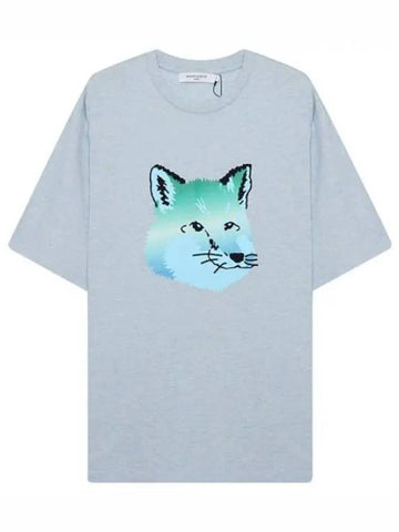 Vibrant Foxhead Easy T Shirt Short Sleeve Men s Tee - MAISON KITSUNE - BALAAN 1