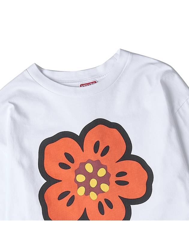 Boke Flower Short Sleeve T-Shirt White - KENZO - BALAAN 4