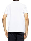 Logo Patch Cotton Polo Shirt White - MONCLER - BALAAN 4