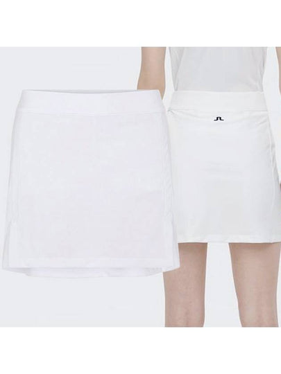 Women's Amelie H Line Skirt White - J.LINDEBERG - BALAAN 2