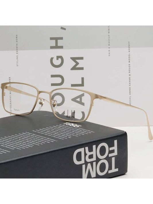 Titanium glasses frame VDH040 08MG gold frame glasses - DUNHILL - BALAAN 2