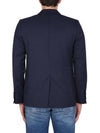 Two Button Blazer Jacket Navy - AMI - BALAAN 4