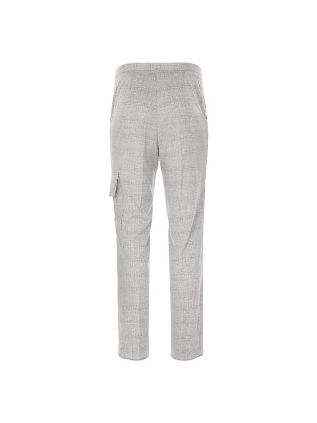 UMM0523 K0625C01 GRAY KNT Light Silky Wool Gray Pants - KITON - BALAAN 3