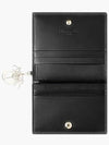 Lady Cannage Small Lambskin Half Wallet Black - DIOR - BALAAN 4