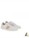 Logo Leather Low Top Sneakers Ivory - SALVATORE FERRAGAMO - BALAAN 2