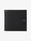 GG Supreme Canvas Nylon Half Wallet Black - GUCCI - BALAAN 2