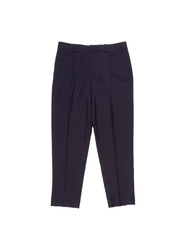 Studios Men's Wool Blend Tailored Straight Pants Dark Navy - ACNE STUDIOS - BALAAN 1