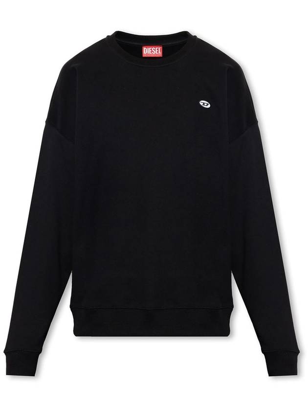 S Rob Doval PJ Sweatshirt Black - DIESEL - BALAAN 2