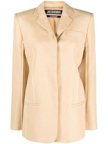 Karaco Blazer Jacket Beige - JACQUEMUS - BALAAN 1