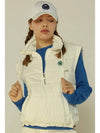 MONBIRDIE SMILE PADDING VEST MONBIRDIE SMILE PADDING ANORAK VEST WHITE - MONBIRDIE GOLF - BALAAN 3